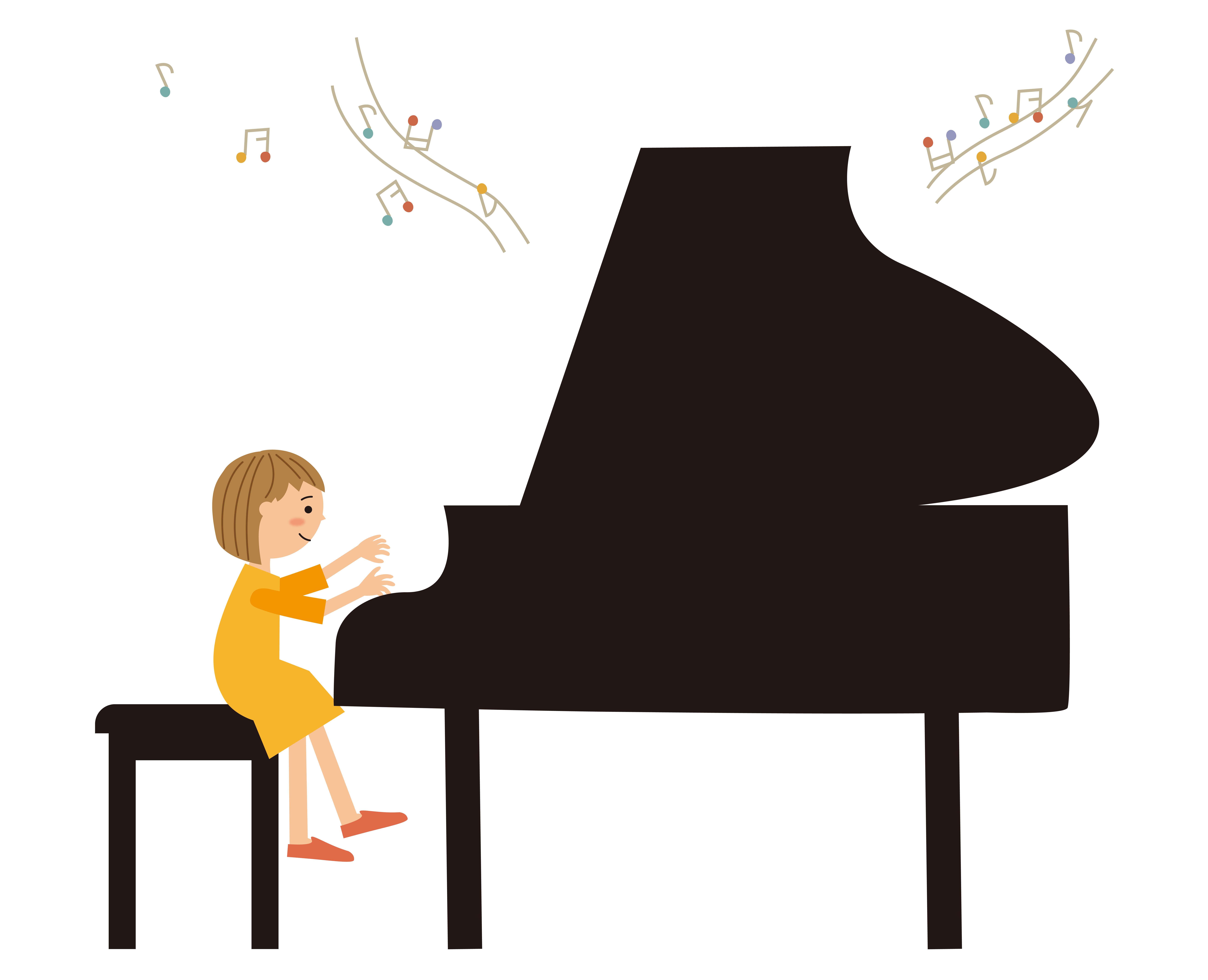 スマホでピアニスト気分‽!　大人も子供も簡単ピアノ体験！